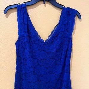 Blue Tank. Size size small